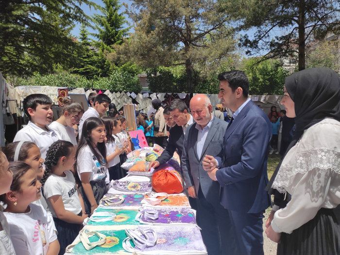 Şebinkarahisar Halk Eğitim Merkezi'nden El Sanatları Sergisi