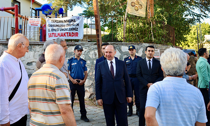 Giresun Valisi Mehmet Fatih Serdengeçti'den Tamzara’ya Ziyaret
