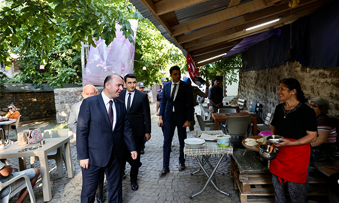 Giresun Valisi Mehmet Fatih Serdengeçti'den Tamzara’ya Ziyaret
