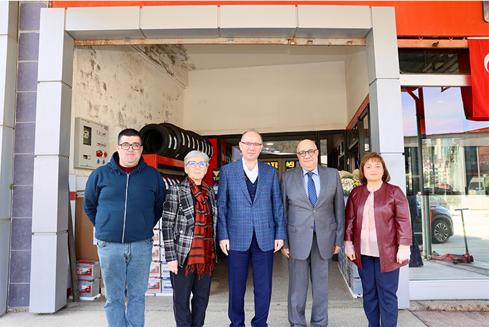 Giresun'un İlk Kadın Ahi'si Emine Domaçoğlu'na 8 Mart Ziyareti