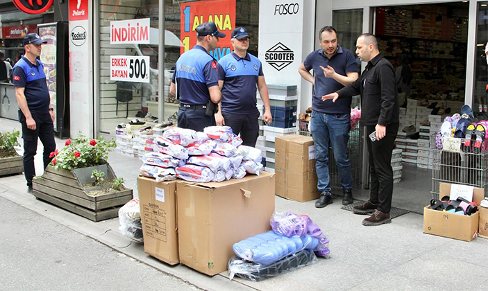 Giresun Belediyesi’nden Kaldırım İşgallerine Karşı Sıkı Denetim