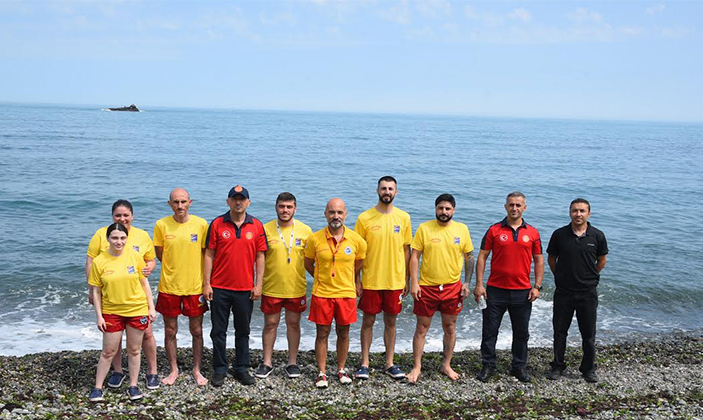 Giresun’da İtfaiye Cankurtaran Ekibi Yaz Sezonuna Hazır