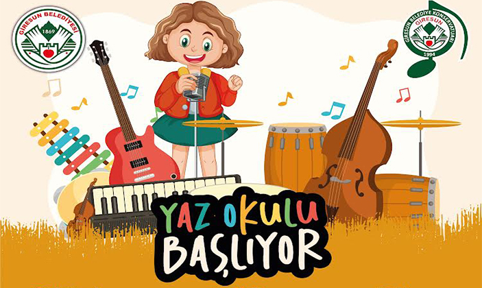 Giresun Belediyesi Konservatuvarı Yaz Okulu Başlıyor
