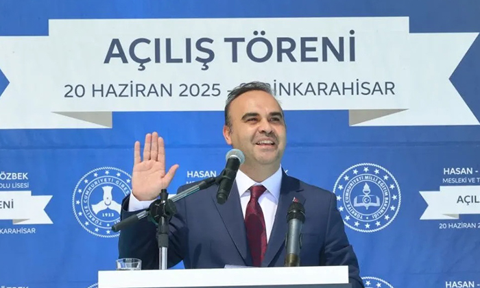 Bakan Kacır’dan Şebinkarahisar’da Eğitim ve Teknoloji Vurgusu