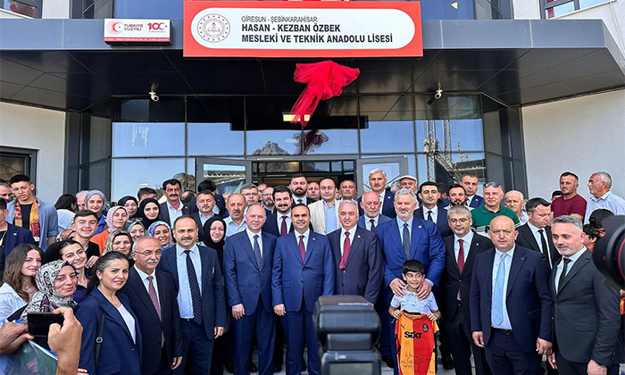 Mehmet Şimşek’ten Eğitime Vefa Vurgusu: “Bu Eser Şebinkarahisar’ın Geleceğine Işık Tutacak
