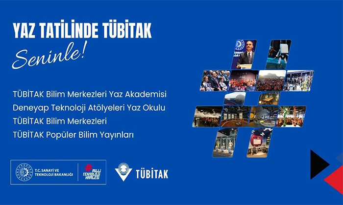 TÜBİTAK’tan Öğrencilere Ücretsiz Yaz Okulu Fırsatı
