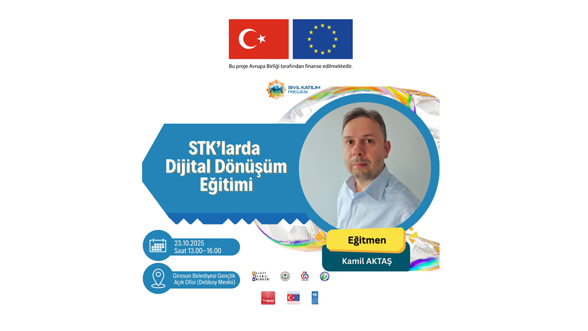 Giresun’da STK’lar dijital dönüşüme hazırlanıyor: Eğitim başlıyor!