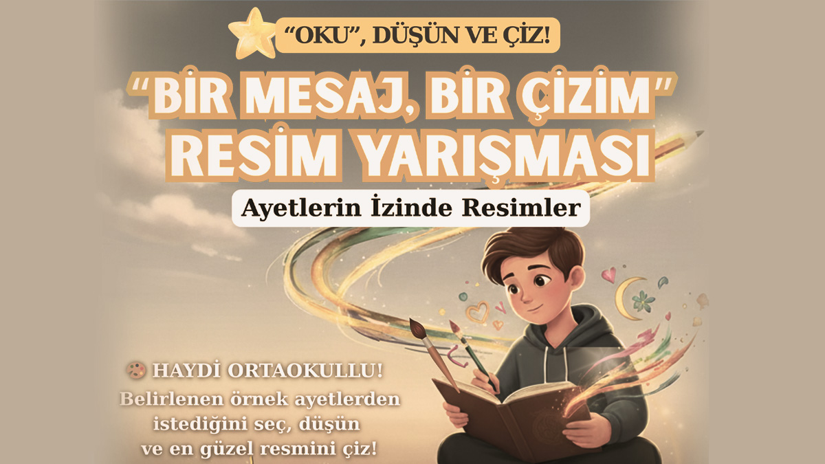 TÜGVA Bulancak’tan ortaokullara yönelik “Bir mesaj bir çizim” resim yarışması