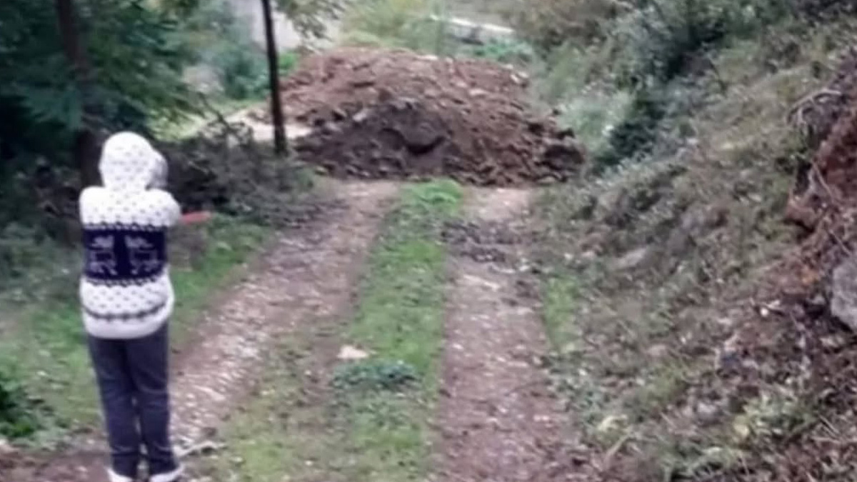 Giresun Doğankent’te şok gelişme: 5 yıllık köy yolu arazi sahibi tarafından kapatıldı