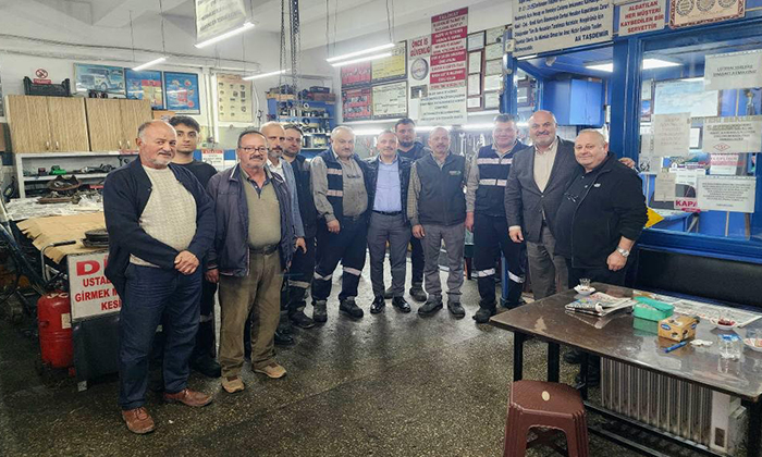 AK Parti İl Başkanı Yılmaz, Bulancak’ta Esnafın Sorunlarını Dinledi