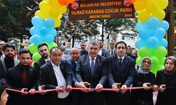 Bulancak'ta anlamlı açılış: Öğretmen Yılmaz Karabaş çocuk parkı törenle hizmete girdi