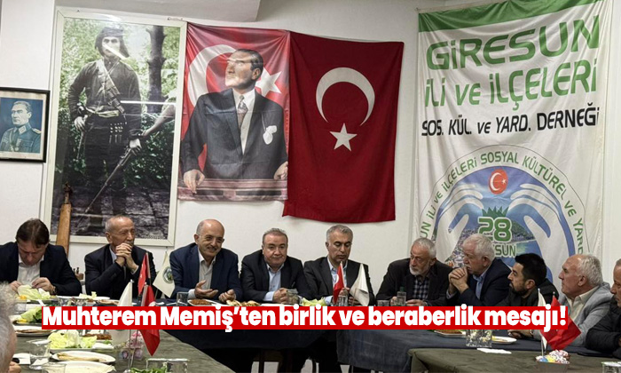 Giresun Federasyonu kasım ayı yönetimini topladı: Muhterem Memiş’ten birlik ve beraberlik mesajı!