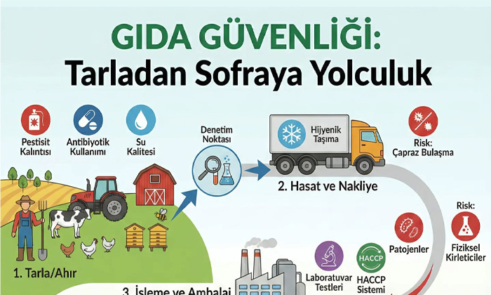 Tarladan sofraya güvenli gıda rehberi: Resmi denetimin 5 temel amacı nedir?