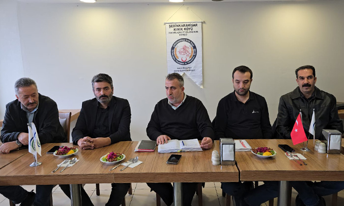 Şebinkarahisar Kınık Köyü Derneği'nden değerlendirme! Başarısının sırrı güçlü dayanışma