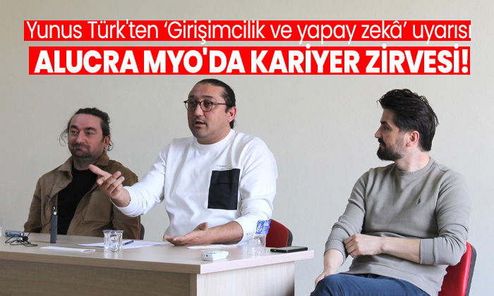 Marko Medya Kurucusu Yunus Türk'ten Alucra MYO öğrencilerine dijitalleşme ve girişimcilik dersleri! ‘Yapay zekâ yeni meslek alanları oluşturuyor’