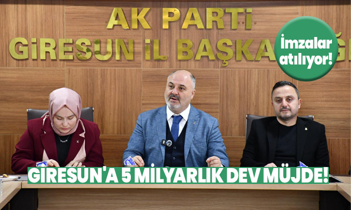 SON DAKİKA: Giresun içme suyu projesi müjdesi! 5 milyar liralık dev yatırım ihale aşamasında