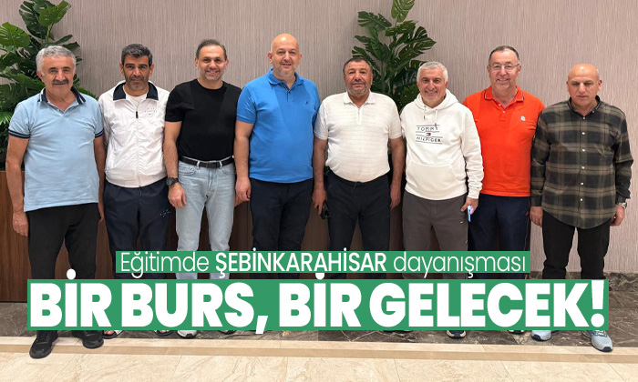 Şebinkarahisarlı iş insanlarından eğitime dev destek: Bir öğrenci daha umutla bakıyor!