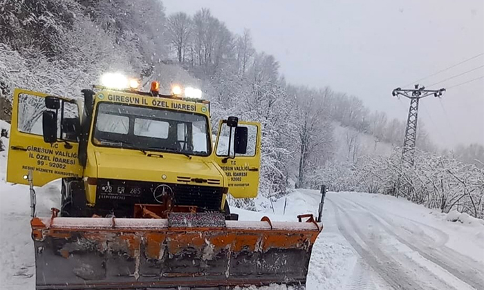 Giresun’da 307 Köy Yolu Yeniden Ulaşıma Kapandı!