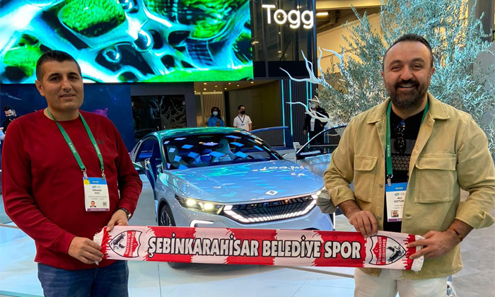 Şebinkarahisarspor atkısı Amerika'da: CES 2026 TOGG Standında memleket rüzgarı!