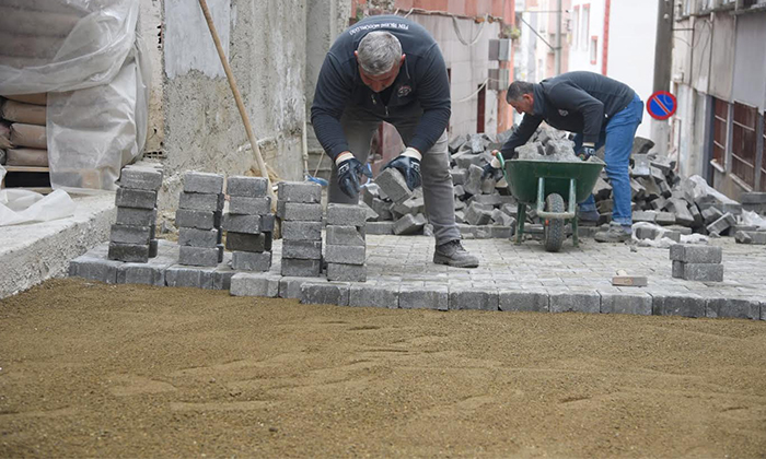 Giresun’da Sokaklar Yenileniyor