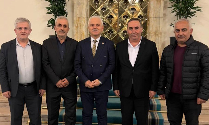 Şebinkarahisar heyeti TBMM’de: Milletvekili Nazım Elmas Altınçevre heyetini ağırladı!