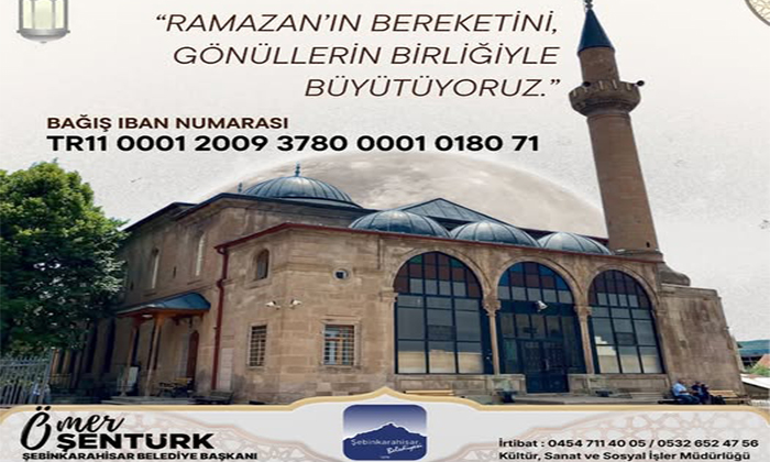 Şebinkarahisar’da Ramazan Hazırlığı: Belediye Hayırseverlere Çağrıda Bulundu