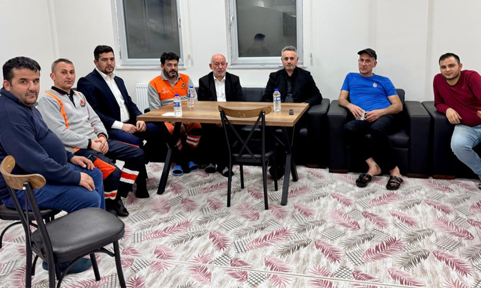 Şebinkarahisar Belediye Başkanı Ömer Şentürk’ten Eğribel’deki kahramanlara ziyaret