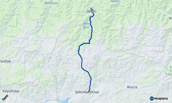 Giresun-Şebinkarahisar Yolunda 2 Milyar TL'lik İhale 