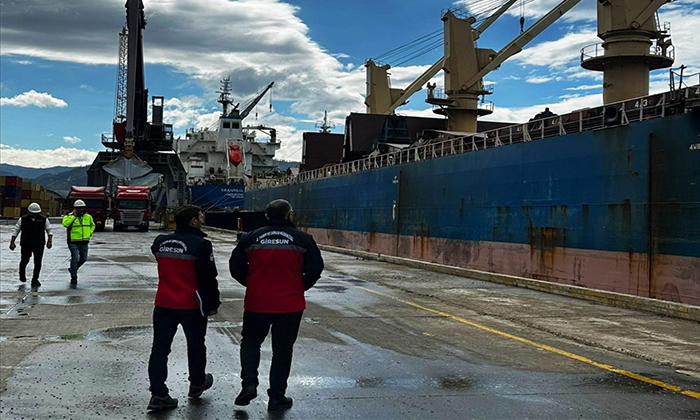 Giresun Limanı'nda  Denetim: İthal Ürünlere Sıkı Takip