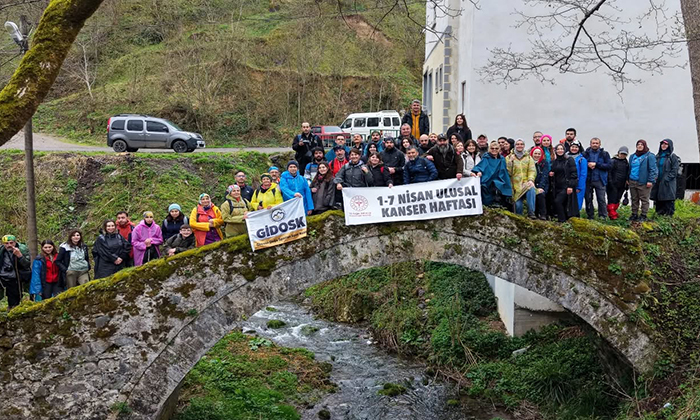 Giresun’da Anlamlı Yürüyüş: GİDOSK ve İl Sağlık Müdürlüğü’nden Kanser Haftası Etkinliği