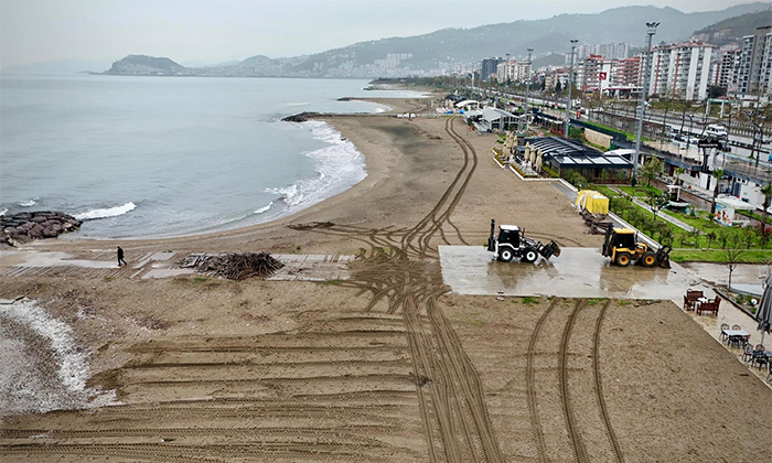 Giresun Plajlar Bölgesi’nde Yürüyüş Yolları Yenileniyor