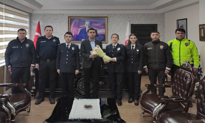 Şebinkarahisar’da Türk Polis Teşkilatı’nın 181. Yıl Dönümü Kutlanıyor: Kaymakam Ardıç’a Ziyaret