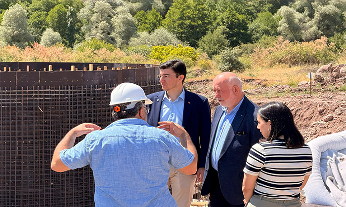 Şebinkarahisar’da Atıksu Arıtma Tesisinde Çalışmaları Devam Ediyor 