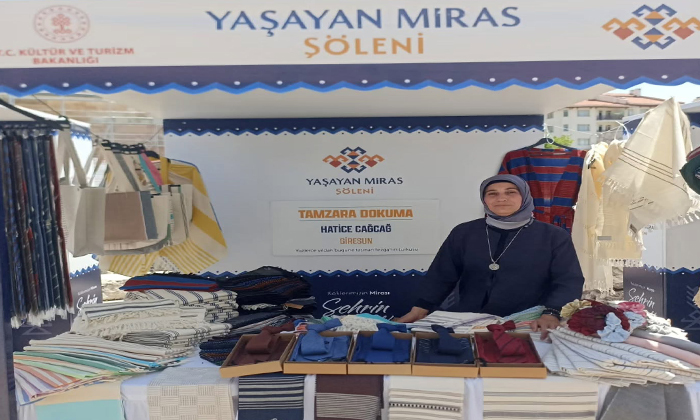 Şebinkarahisar Tamzara Dokuması Sivas Yaşayan Miras Şöleni'nde Görücüye Çıkıyor