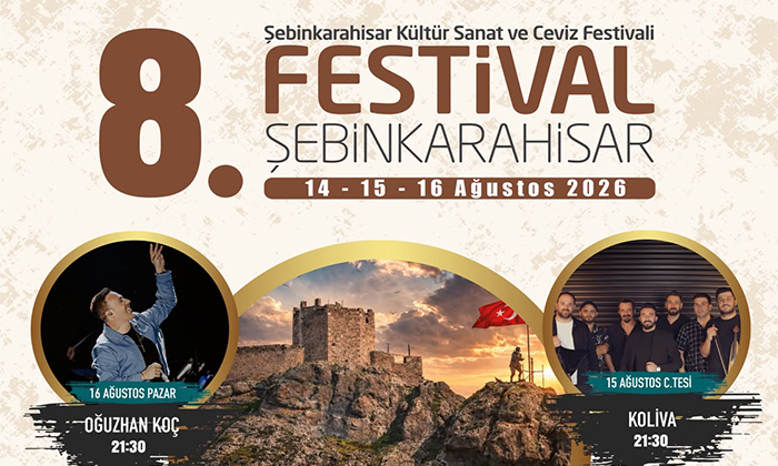Şebinkarahisar Festivali İçin Geri Sayım Başladı: İşte Sanatçılar ve Detaylı Program